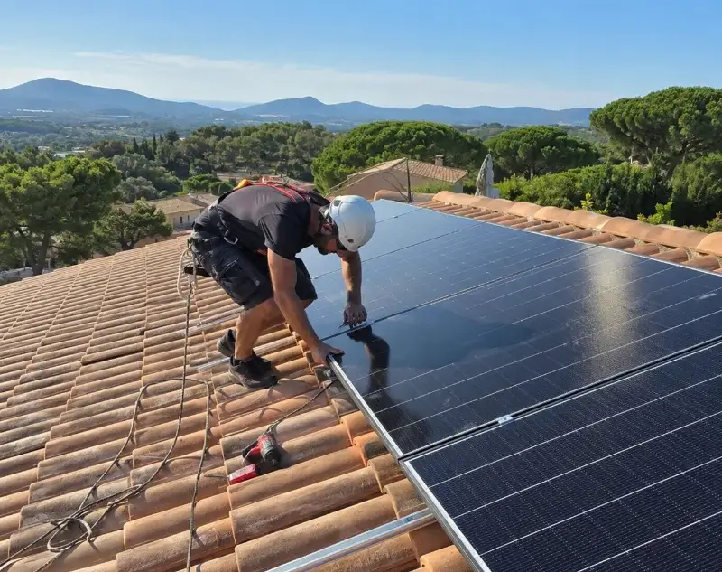 Installateur panneaux solaires Saint-Pierre-de-Vassols — pose photovoltaïque sur toiture