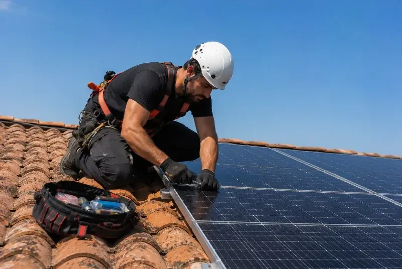 Maintenance et monitoring de panneaux solaires à Saint-Pierre-de-Vassols