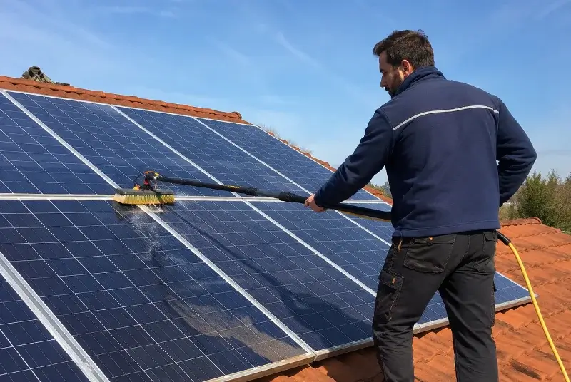 Nettoyage et entretien de panneaux solaires à Saint-Pierre-de-Vassols
