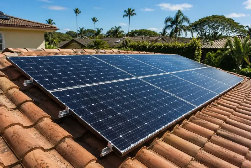 Installation de panneaux solaires à Saint-Pierre-de-Vassols